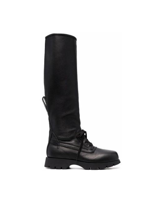 Jil Sander Black High Boots