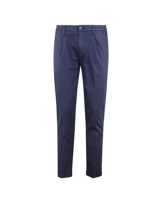 Re-hash Blaue Elastische Hose Mit Clips in Blue für Herren