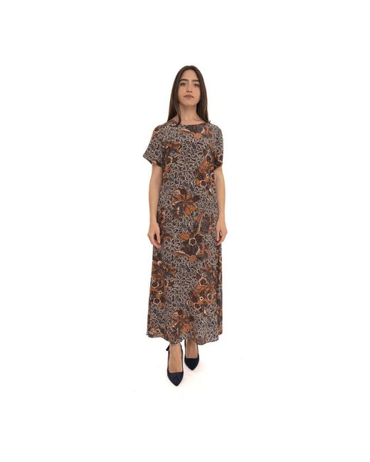 Weekend by Maxmara Brown Maxi Dresses