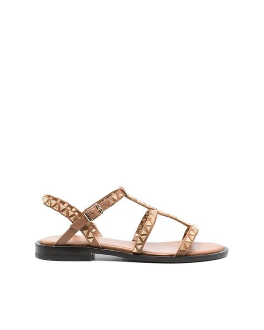 Ash Schoenen ,Bruin ,Bruine Polinesia Sandalen Voor Vrouwen in het Brown