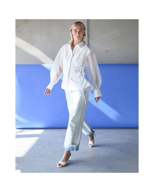 Aaiko Timeless Radiance Blouse in het White