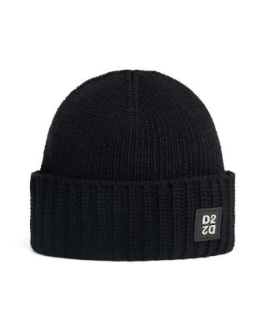 DSquared² Hoeden in het Black voor heren