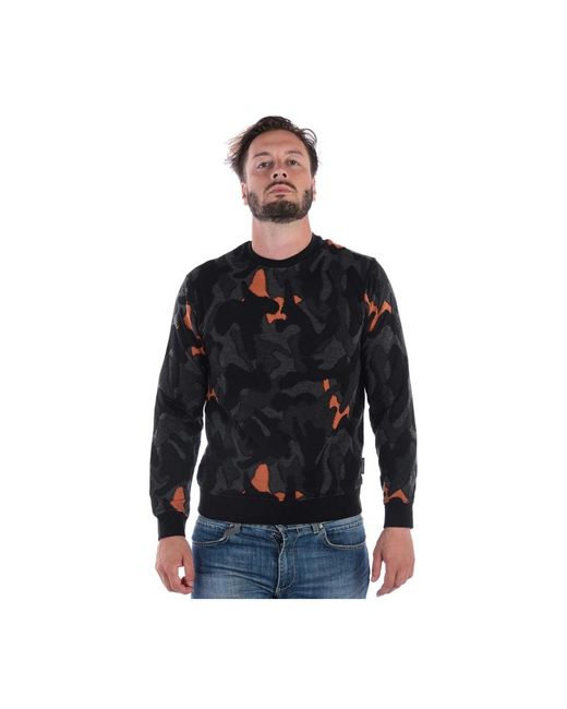 Emporio Armani Black Sweatshirts for men