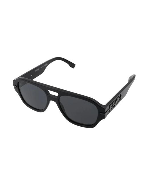 Fendi Black Graphy Sonnenbrille