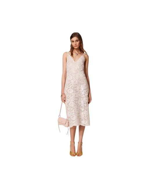 Twinset White Party Dresses