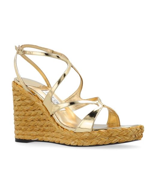 Shoes > heels > wedges Jimmy Choo en coloris Metallic