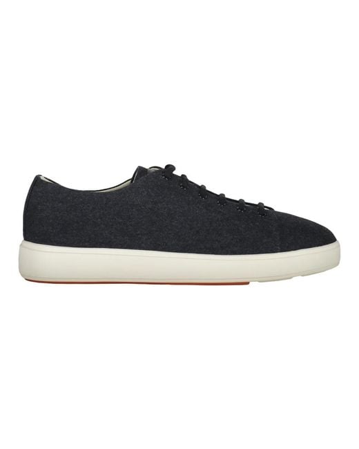 Santoni Blue Sneakers for men