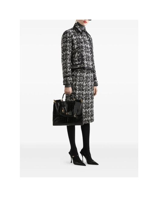 Dolce & Gabbana Black Cashmere Knitwear