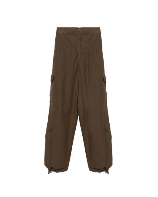 Pantaloni con tasche cargo e coulisse di Emporio Armani in Brown da Uomo