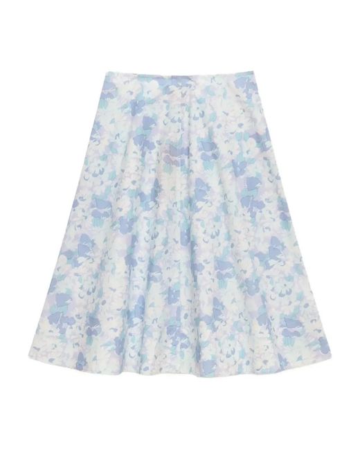 Marni Blue Midi Skirts