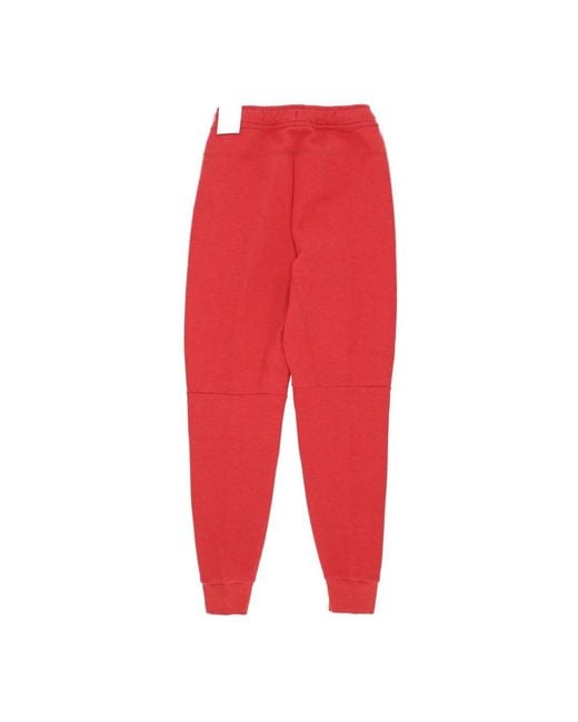 Nike Leichte Herren-Trainingshose, Tech-Fleece-Jogginghose, Lt Univ Htr/Schwarz in Red für Herren
