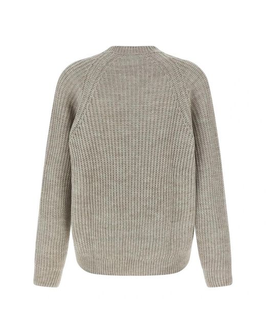 Carhartt Gray Round-Neck Knitwear for men
