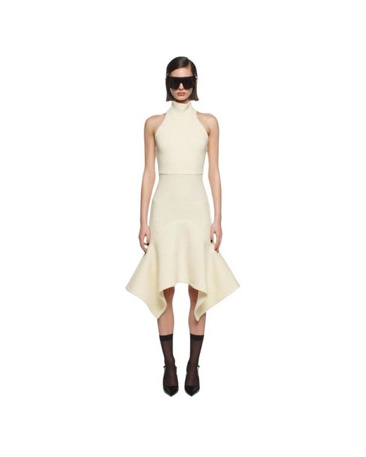 Knitted Dresses di ALBERTO AUDENINO in Natural