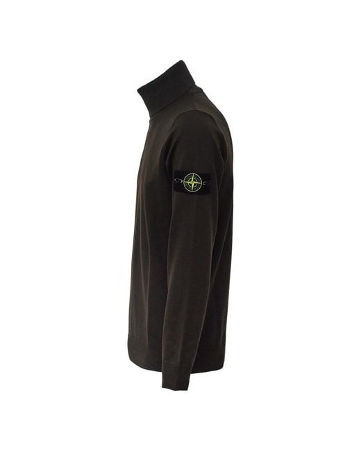 Stone Island Black Turtlenecks for men