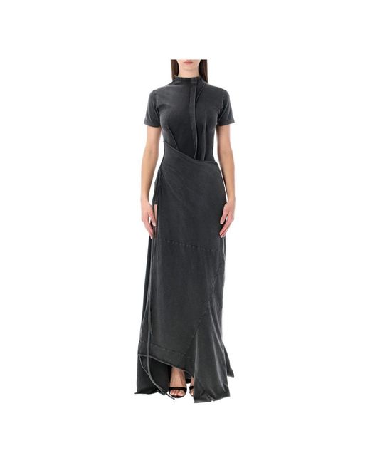 OTTOLINGER Kleedjes ,Zwart ,Adaptive Maxy Dress in het Black