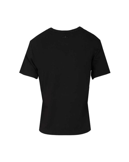 Courreges Black T-Shirts