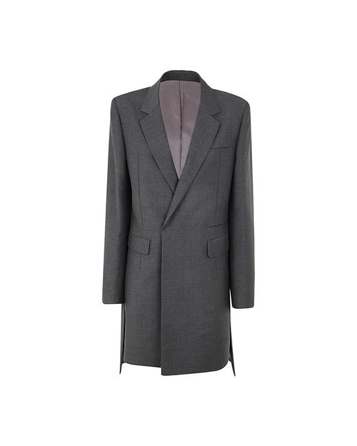 Undercover Gray Single-Breasted Coats for men