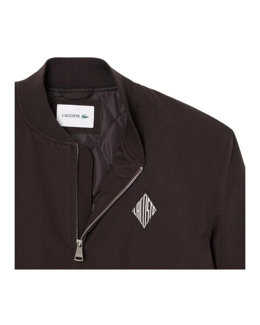 Bomber Jackets di Lacoste in Black da Uomo