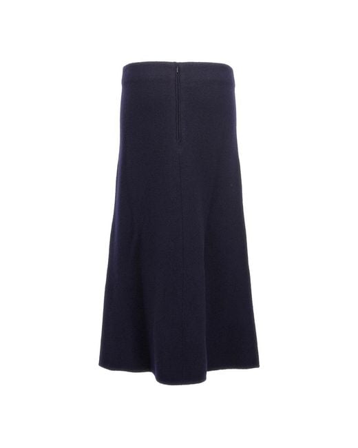 Jil Sander Blue Midi Skirts