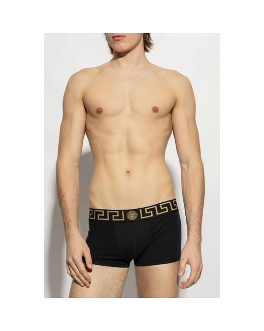 Versace Ondergoed ,Zwart ,Katoen Katoenen Boxershorts in het Black voor heren