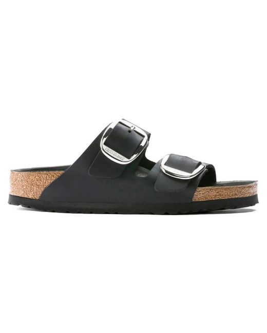 Shoes > flip flops & sliders > sliders Birkenstock en coloris Black