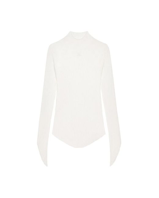 Courreges White Turtlenecks