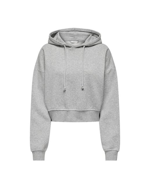 ONLY Hoodie in het Gray