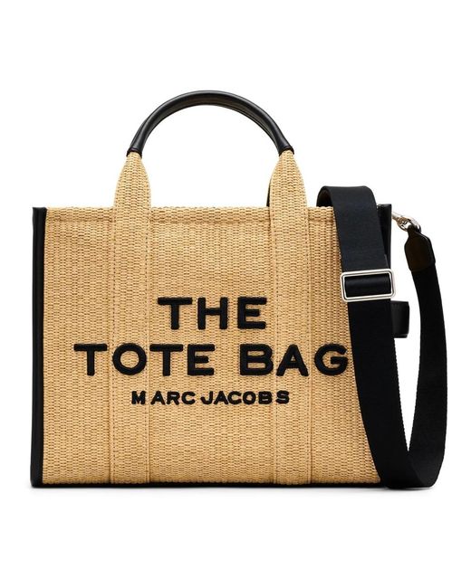 Marc Jacobs Metallic Stilvolle gewebte tote tasche