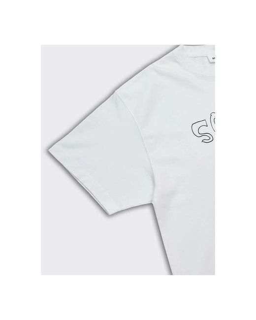 Soulland Kai roberta bianca t-shirt in White für Herren