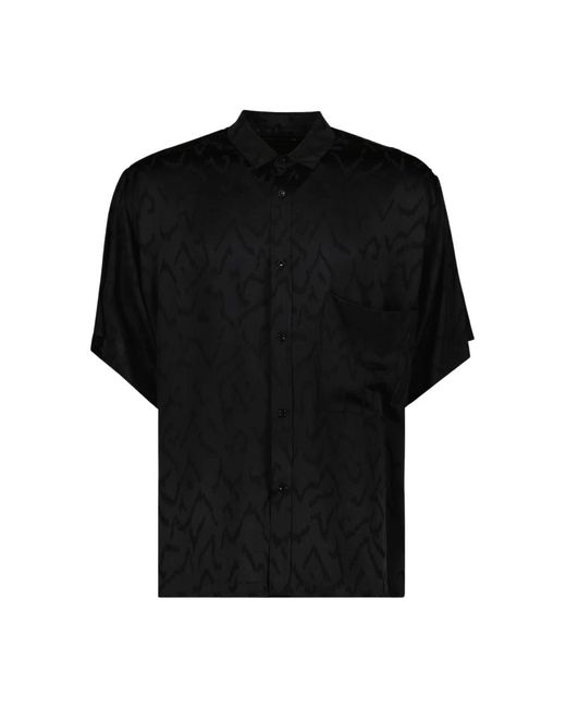 Saint Laurent Black Short Sleeve Shirts for men
