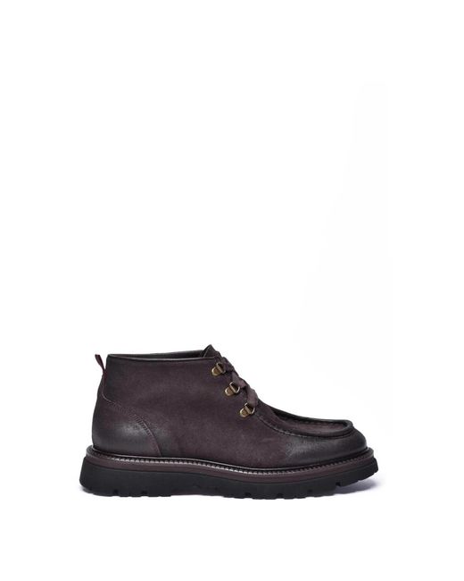Lace-Up Boots di Corvari in Blue da Uomo
