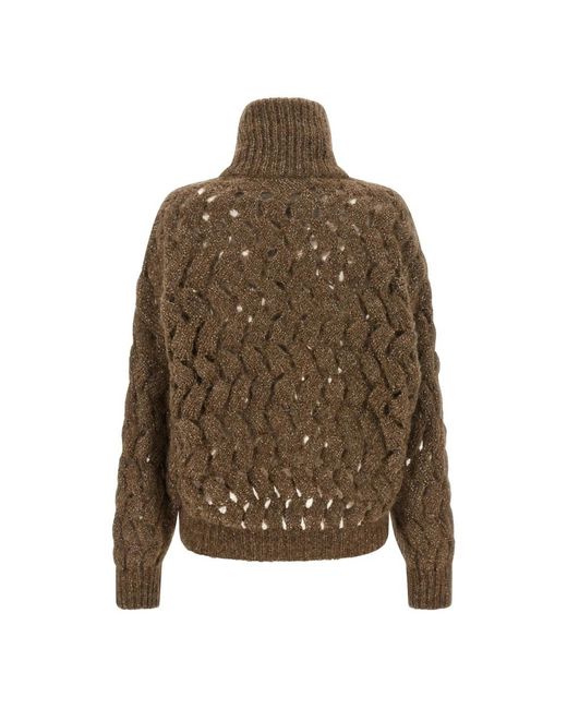 Cardigans Brunello Cucinelli de color Green