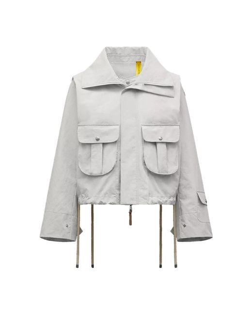 Genius genius windbreaker jacket di Moncler in Gray