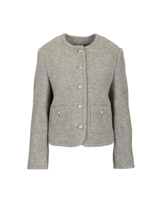 DUNST Gray Tweed Jackets