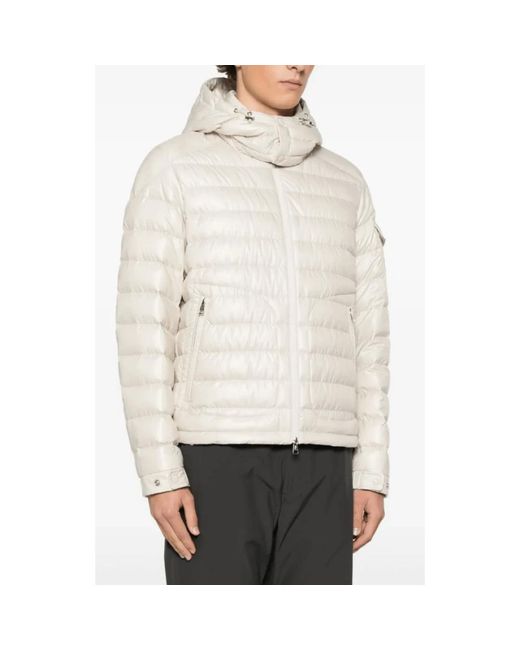Moncler White Winter Jackets for men