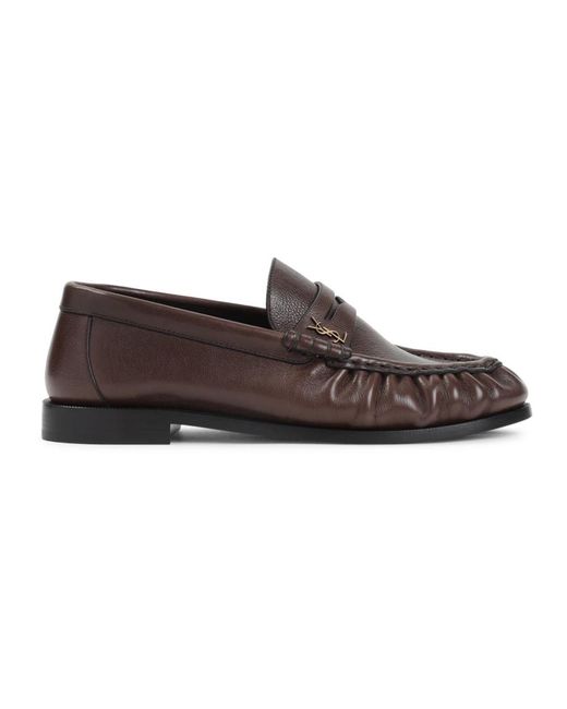 Saint Laurent Brown Loafers