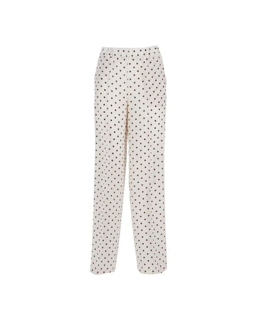 P.A.R.O.S.H. White Wide Trousers