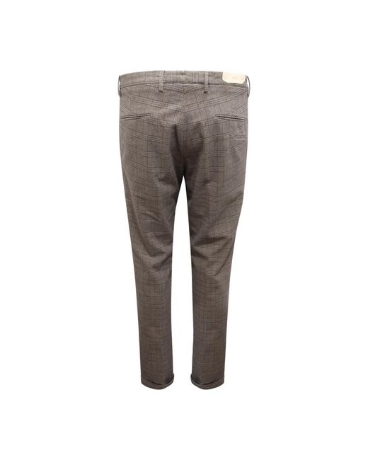 BRIGLIA Gray Chinos for men