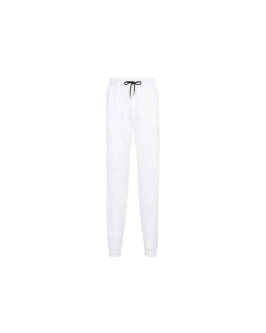 Roberto Cavalli White Sweatpants for men