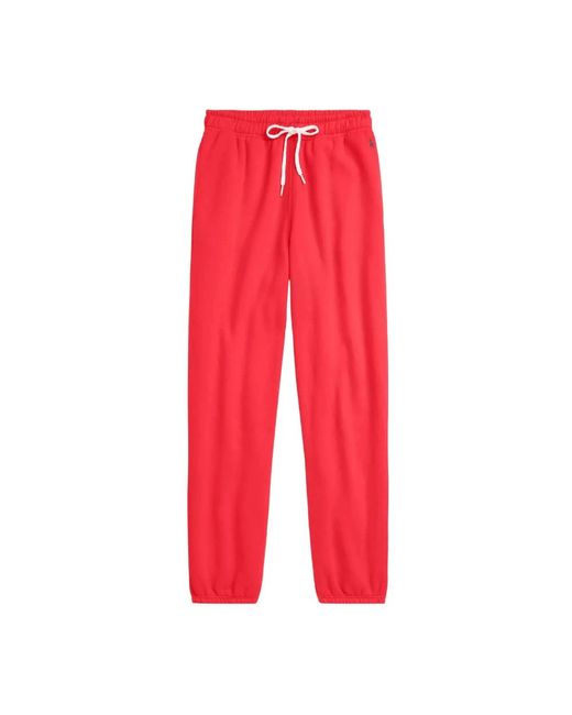 Ralph Lauren Rode Joggingbroek Met Logo in het Red
