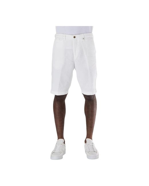 Myths White Casual Shorts for men