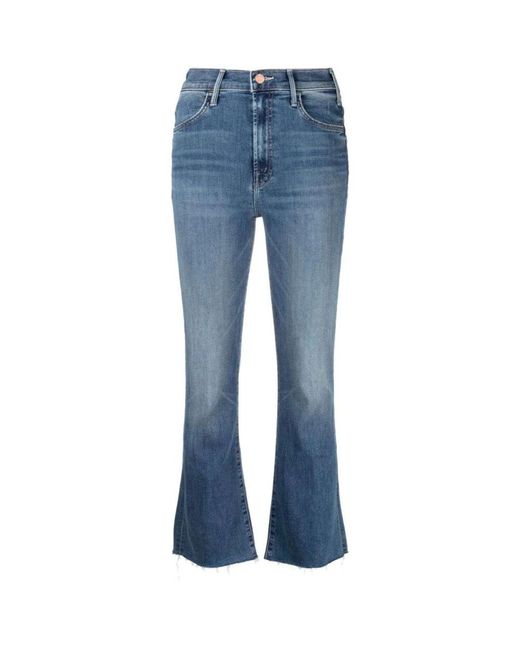 Mother Blue Boot-Cut Jeans
