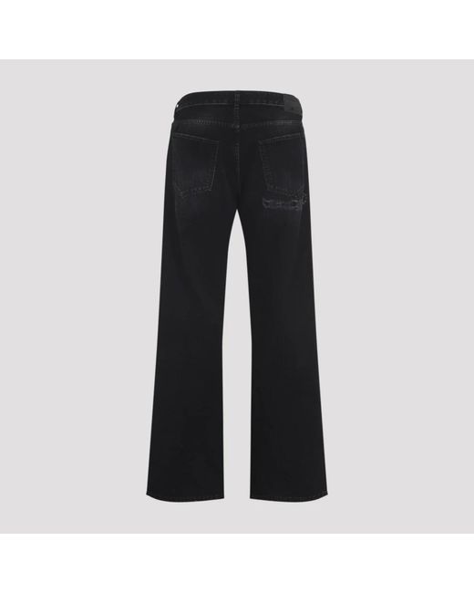 Balenciaga Black Wide Jeans for men
