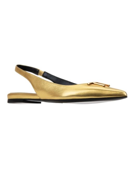 Tom Ford Yellow Ballerinas