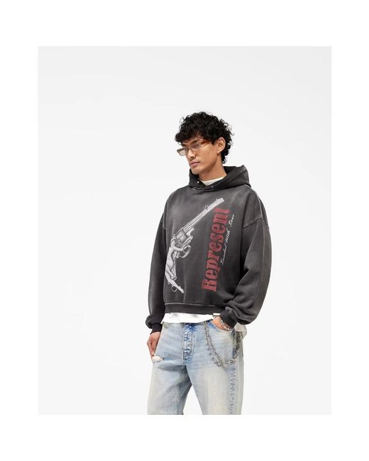 Hoodies Represent de hombre de color Black