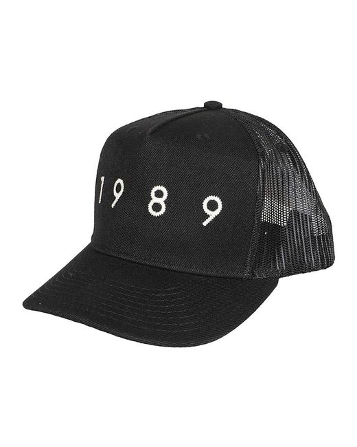 1989 STUDIO Black Caps for men
