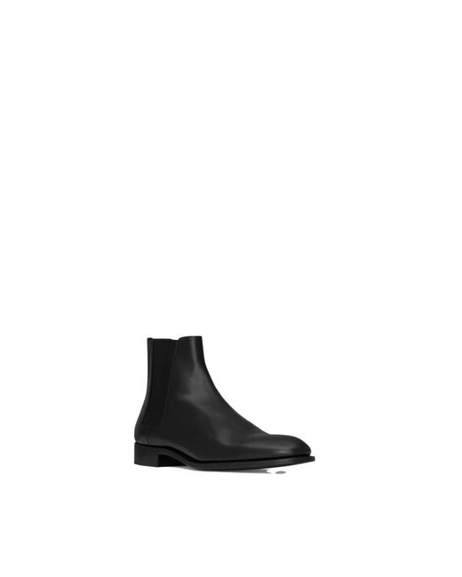 Saint Laurent Black Chelsea Boots for men