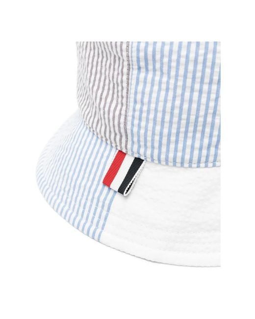 Thom Browne Blue Hats for men