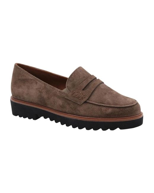 Paul Green Loafers in het Brown