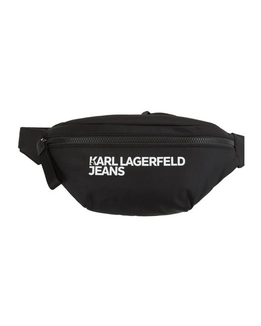 Karl Lagerfeld Black Belt Bags